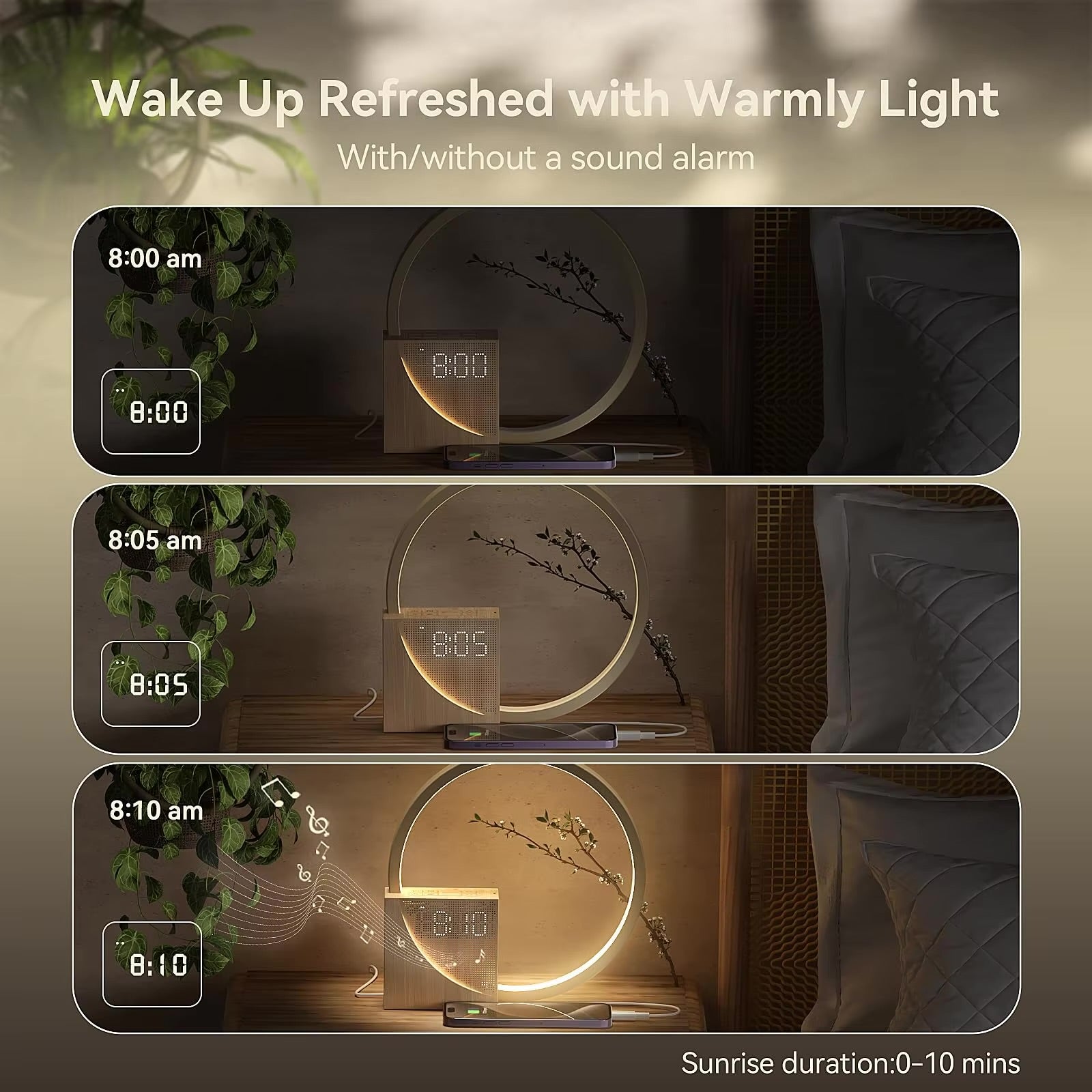 Solara Wake™ Smart Sunrise Alarm Clock